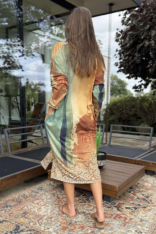 Made in Italy Ezra T Shirt Midi Dress Freida 